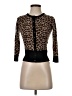 PREMISE Animal Print Brown Cardigan Size XS - photo 1