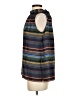 Ann Taylor LOFT 100% Polyester Blue Sleeveless Blouse Size S - photo 5