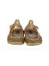 Mini Melissa Gold Flats Size 7 (kids, wide) - photo 2