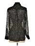 Theory Animal Print Black Long Sleeve Blouse Size P (petite) - photo 2