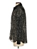 Theory Animal Print Black Long Sleeve Blouse Size P (petite) - photo 5