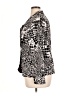 Chico's 100% Cotton Animal Print Silver 3/4 Sleeve Button-Down Shirt Size XL (3) - photo 5