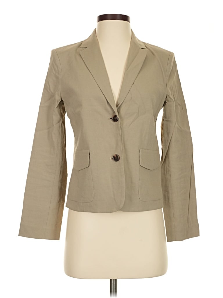 Pre-owned Theory Blazer Jacket In Tan