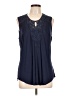 Daniel Rainn Blue Sleeveless Blouse Size L - photo 1