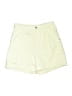 MNG Solid Yellow Khaki Shorts Size 8 - photo 1