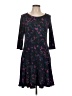 Leota Hearts Black Casual Dress Size L - photo 1