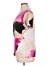 DKNY Graphic Pink Short Sleeve Blouse Size XL - photo 5