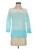 Lilly Pulitzer 100% Cotton Color Block Blue Pullover Sweater Size XS - photo 1