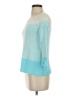 Lilly Pulitzer 100% Cotton Color Block Blue Pullover Sweater Size XS - photo 5