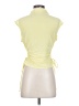 Open Edit Yellow Short Sleeve Top Size S - photo 2