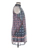 Speechless 100% Polyester Paisley Blue Casual Dress Size M - photo 4