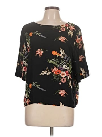 Amour Vert Short Sleeve Silk Top (view 1)
