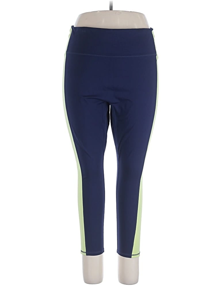 Pre-owned Motion 365 Made By Fabletics Active Pants In Blue