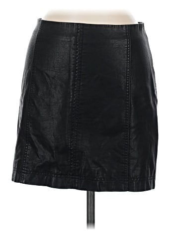 Free People Faux Leather Skirt (view 1)