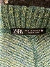 Zara Tweed Green Dress Pants Size M - photo 7