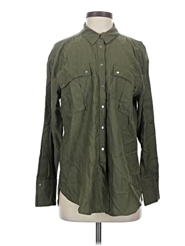BCBGMAXAZRIA Long Sleeve Button-Down Shirt (view 1)