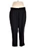 Stylus Solid Black Casual Pants Size 1X - photo 1