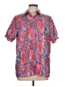 Unbranded Paisley Pink Short Sleeve Button-Down Shirt Size L - photo 1