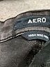 Aero Black Denim Shorts Size 6 - photo 3