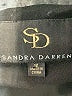 Sandra Darren 100% Polyester Black Long Sleeve Blouse Size 12 - photo 7