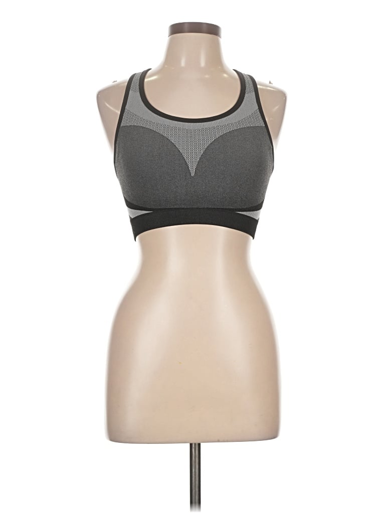 Pre-owned Reebok Sports Bra In Gray
