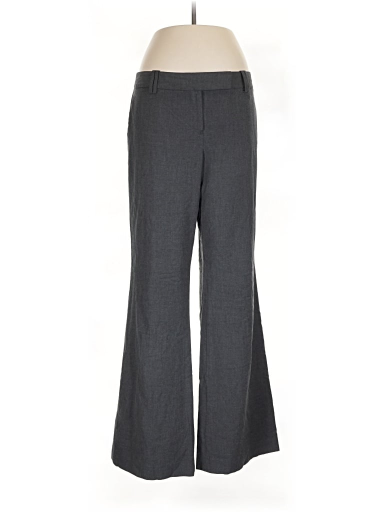 Pre-owned Ann Taylor Loft Dress Pants In Gray