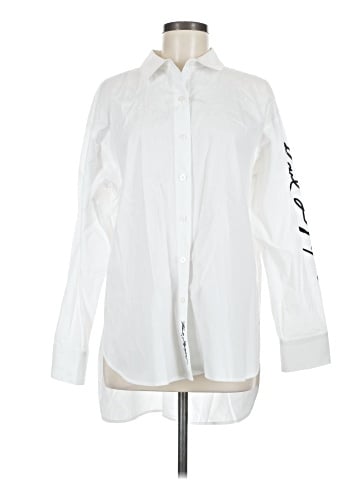 Karl Lagerfeld Paris Long Sleeve Button-Down Shirt (view 1)