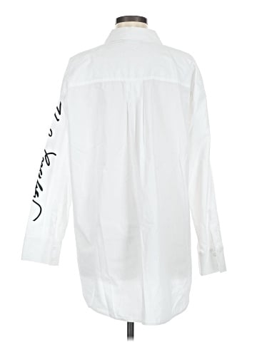 Karl Lagerfeld Paris Long Sleeve Button-Down Shirt (view 2)