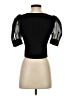 J.ING Black Short Sleeve Top Size S - photo 2