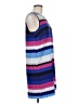 Kensie 100% Polyester Stripes Blue Casual Dress Size M - photo 4