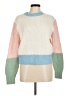 S'edge Color Block Ivory Pullover Sweater Size M - photo 1