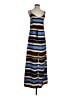 MICHAEL Michael Kors 100% Polyester Stripes Blue Casual Dress Size XS - photo 1