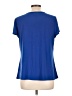 Diana Belle Blue Short Sleeve Top Size L - photo 2