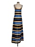 MICHAEL Michael Kors 100% Polyester Stripes Blue Casual Dress Size XS - photo 2