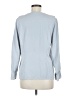 Allegra K 100% Polyester Blue Long Sleeve Blouse Size M - photo 2