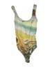 Zara Graphic Gold One Piece Swimsuit Size S - photo 1