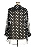 Vince Camuto 100% Polyester Polka Dots Black Long Sleeve Blouse Size 2X - photo 2