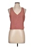 Vanilla Star Brown Sleeveless Blouse Size L - photo 1