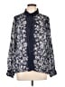 Daniel Rainn 100% Rayon Blue Long Sleeve Blouse Size L - photo 1
