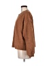 American Eagle Outfitters 100% Polyester Solid Brown Pullover Sweater Size M - photo 5