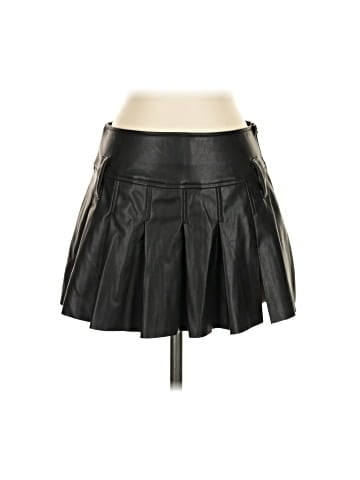 Love Tree Faux Leather Skirt (view 1)