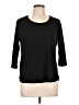 Cotton On Black 3/4 Sleeve Top Size L - photo 1
