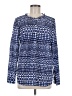 Talbots 100% Cotton Blue Long Sleeve Blouse Size M - photo 1
