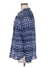 Talbots 100% Cotton Blue Long Sleeve Blouse Size M - photo 5