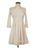 H&M Solid Ivory Casual Dress Size XS - photo 1