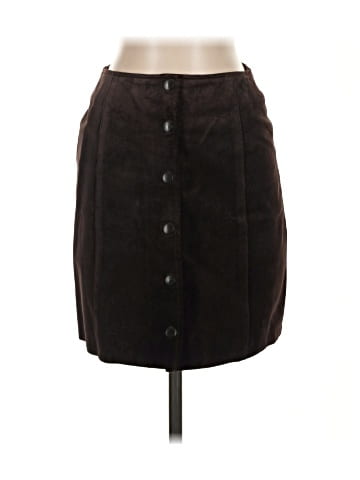Ann Taylor Leather Skirt (view 1)