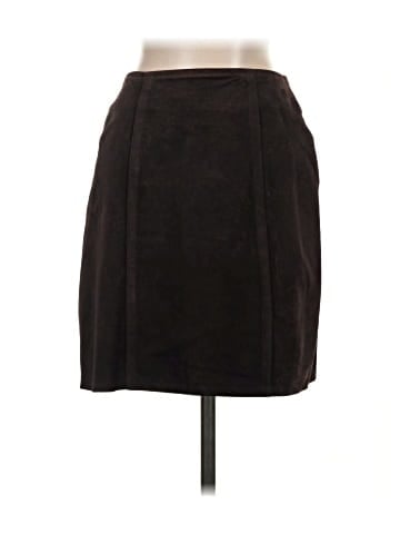 Ann Taylor Leather Skirt (view 2)