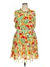 CAbi 100% Polyester Tropical Orange Cocktail Dress Size XXL - photo 1