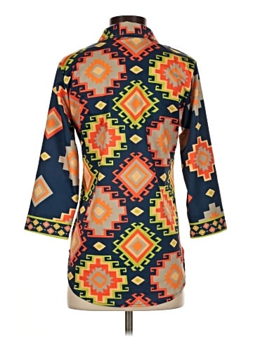 Gretchen Scott Designs 3/4 Sleeve Blouse (view 2)