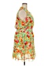 CAbi 100% Polyester Tropical Orange Cocktail Dress Size XXL - photo 4
